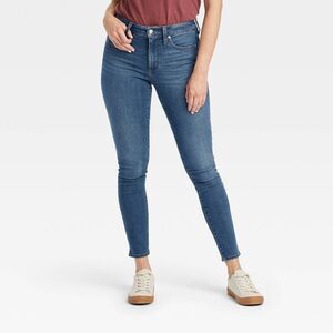 Women's Universal Thread High-Rise Skinny Jeans Medium Blue - 00 XXS Long 24/32
